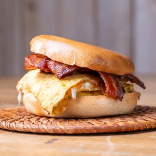 Bacon Bagel Sandwich